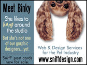 Sniff Design Web & Design Services for the Pet Industry Advertise Here