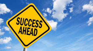 success road sign